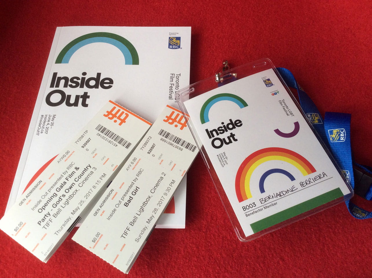 Supporting LGBTQ Art & Culture, Inside Out Film Festival Patron.